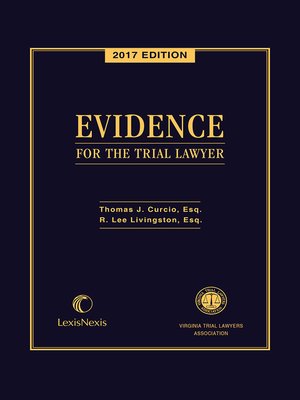 cover image of Evidence for the Trial Lawyer